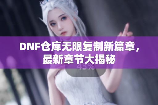 DNF仓库无限复制新篇章，最新章节大揭秘