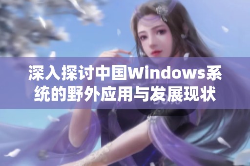 深入探讨中国Windows系统的野外应用与发展现状