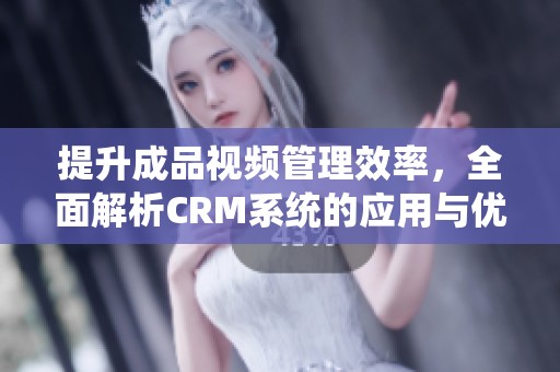 提升成品视频管理效率，全面解析CRM系统的应用与优势