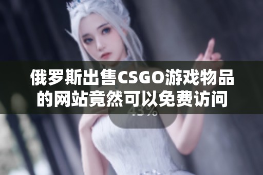 俄罗斯出售CSGO游戏物品的网站竟然可以免费访问