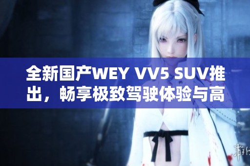 全新国产WEY VV5 SUV推出，畅享极致驾驶体验与高性价比