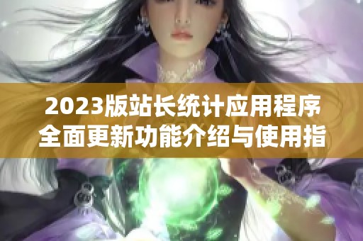 2023版站长统计应用程序全面更新功能介绍与使用指南