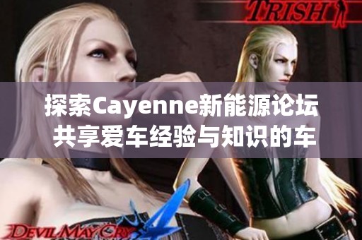 探索Cayenne新能源论坛 共享爱车经验与知识的车友盛会