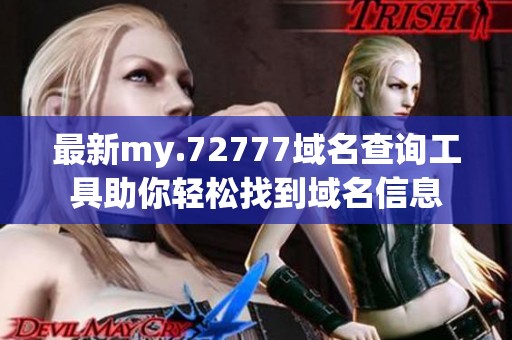 最新my.72777域名查询工具助你轻松找到域名信息