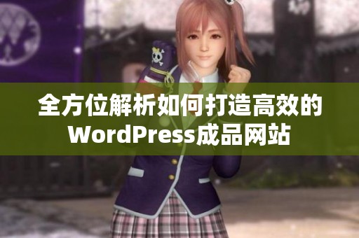 全方位解析如何打造高效的WordPress成品网站